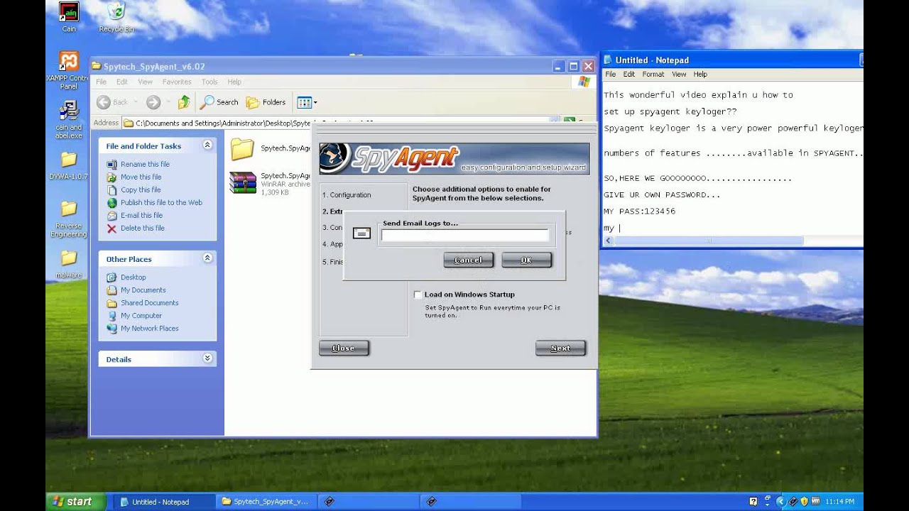 spyagent keylogger