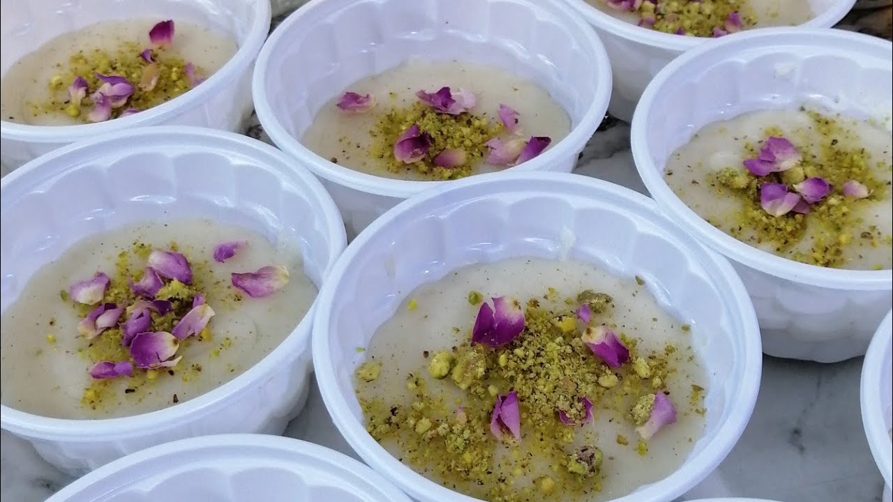 ثواب ( حلاوة طحين الرز بالقشطة) عظم الله لنا ولكم الأجر والثواب 