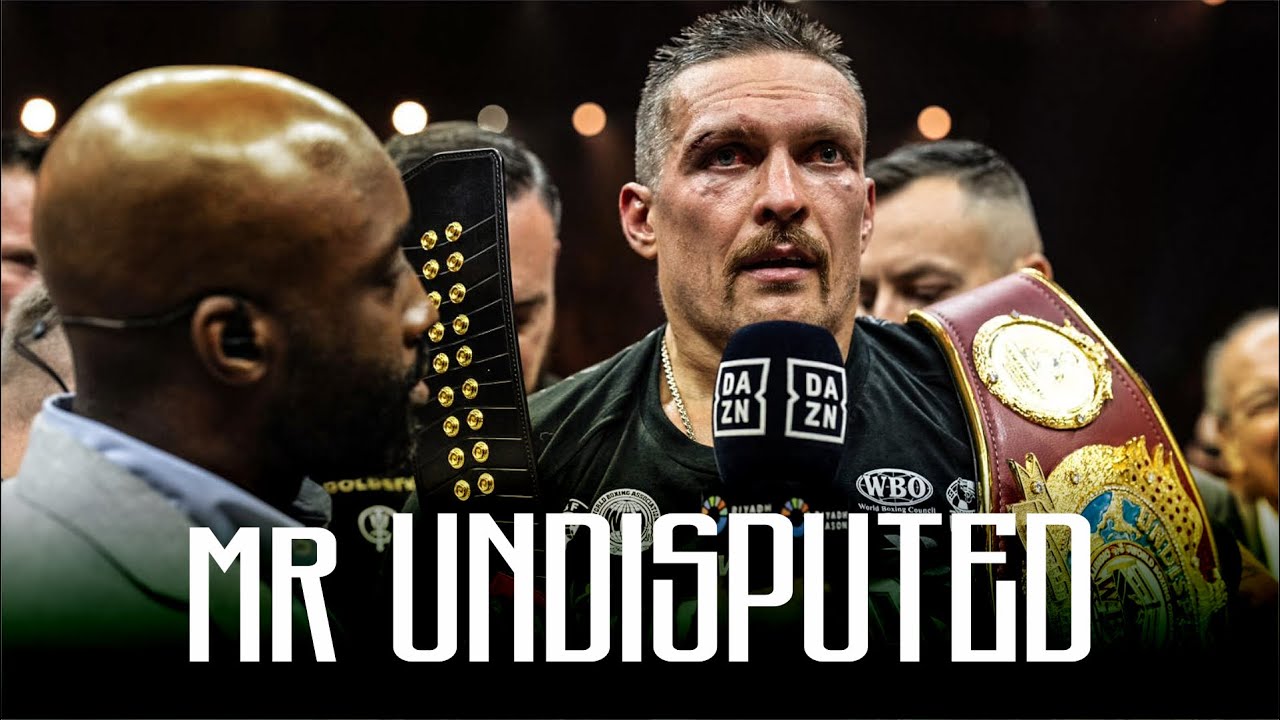 MR UNDISPUTED : OLEKSANDR USYK BEATS TYSON FURY