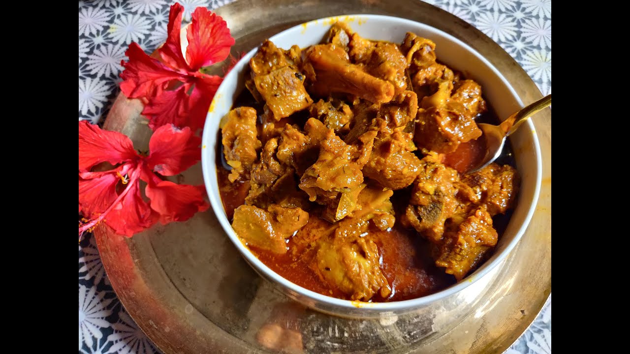 কালীপুজো ভোগের পাঁঠার মাংস রেসিপি/No onion garlic mutton curry/পিঁয়াজ রসুন ছাড়া খাসির মাংস রেসিপি