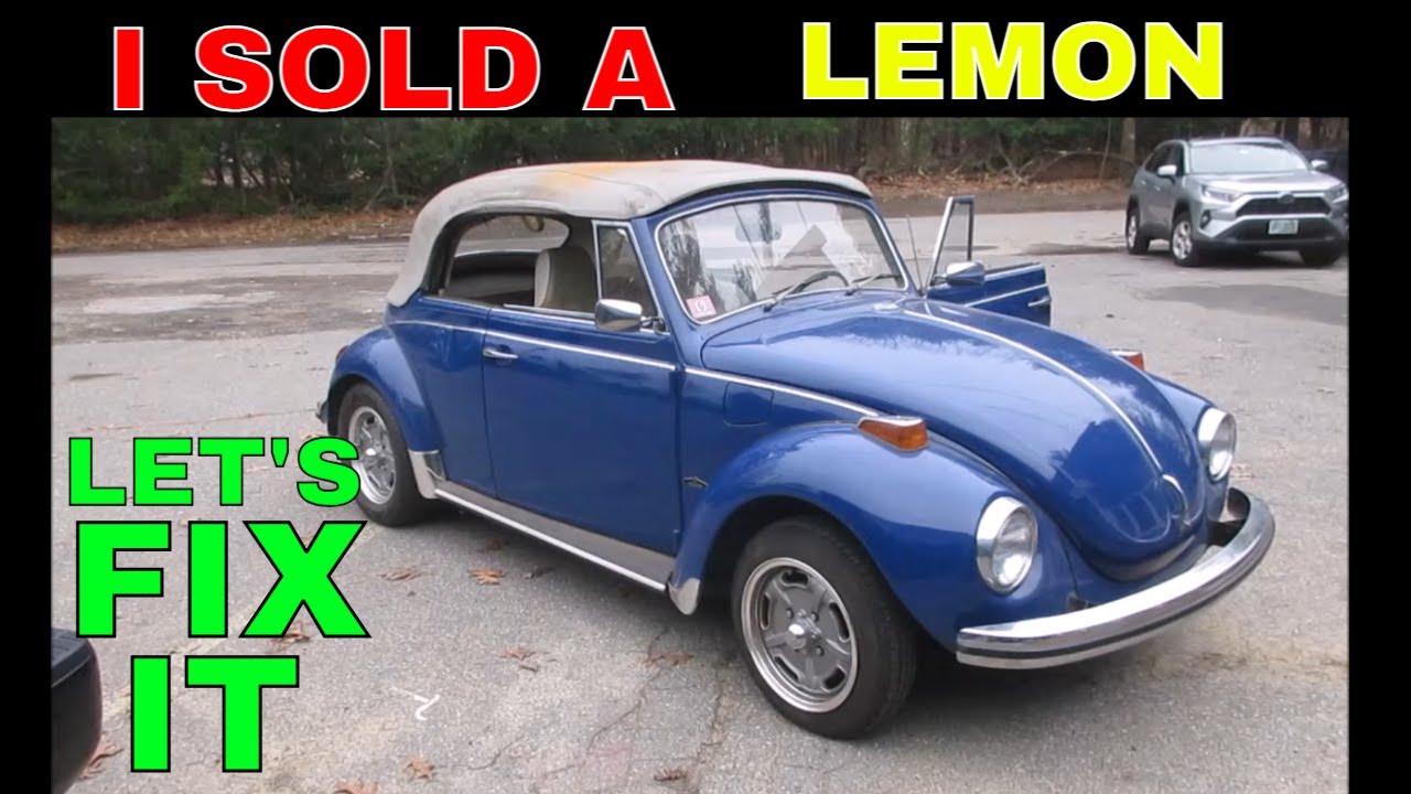 VW Bug Parked 30 Years, Has Major Problem