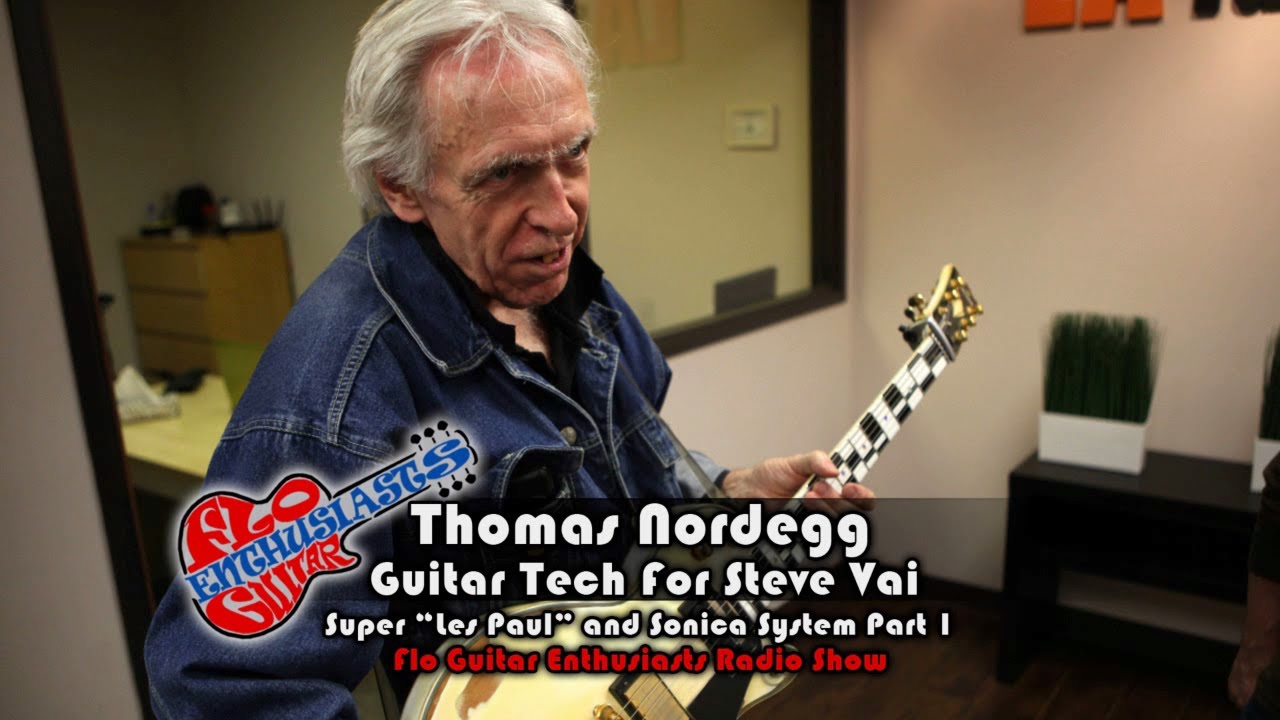 Thomas Nordegg -Steve Vai's Guitar Tech- on His Super Les Paul & Sonica System Part 1