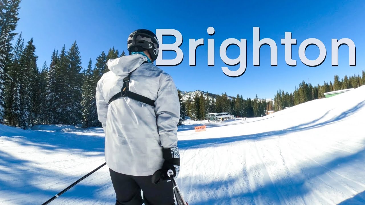 Skiing at BRIGHTON Resort | A Couple of Spills and Crashes