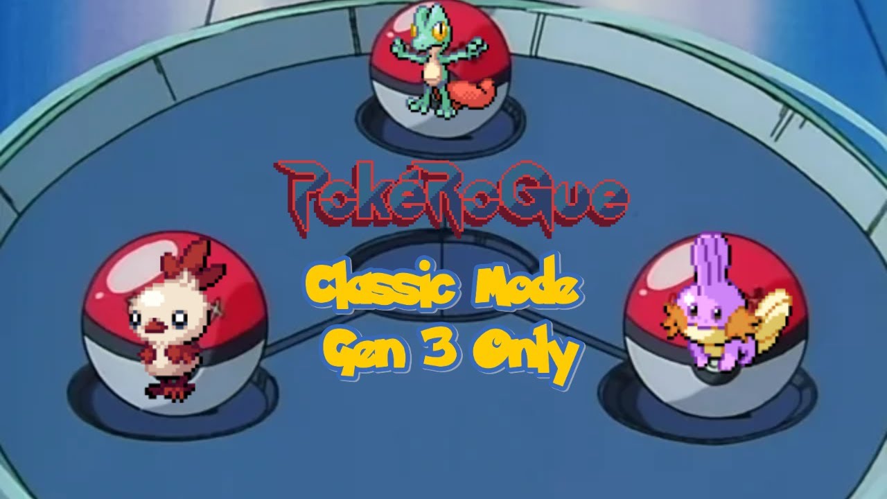 Mono-Gen 3 Madness! Beating PokeRogue Classic with ONLY Gen 3 Pok&eacute;mon!