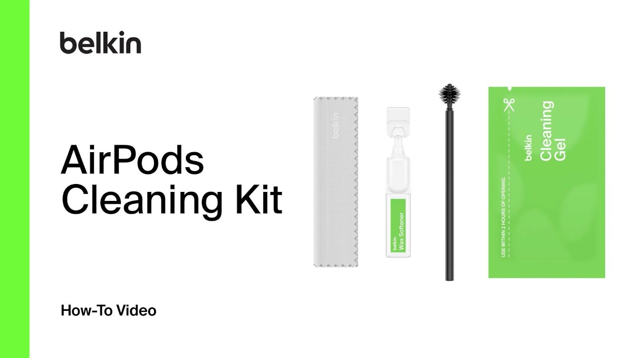 Belkin AirPods Cleaning Kit - Safely Remove Earwax & Dirt with this AirPod Cleaner Kit