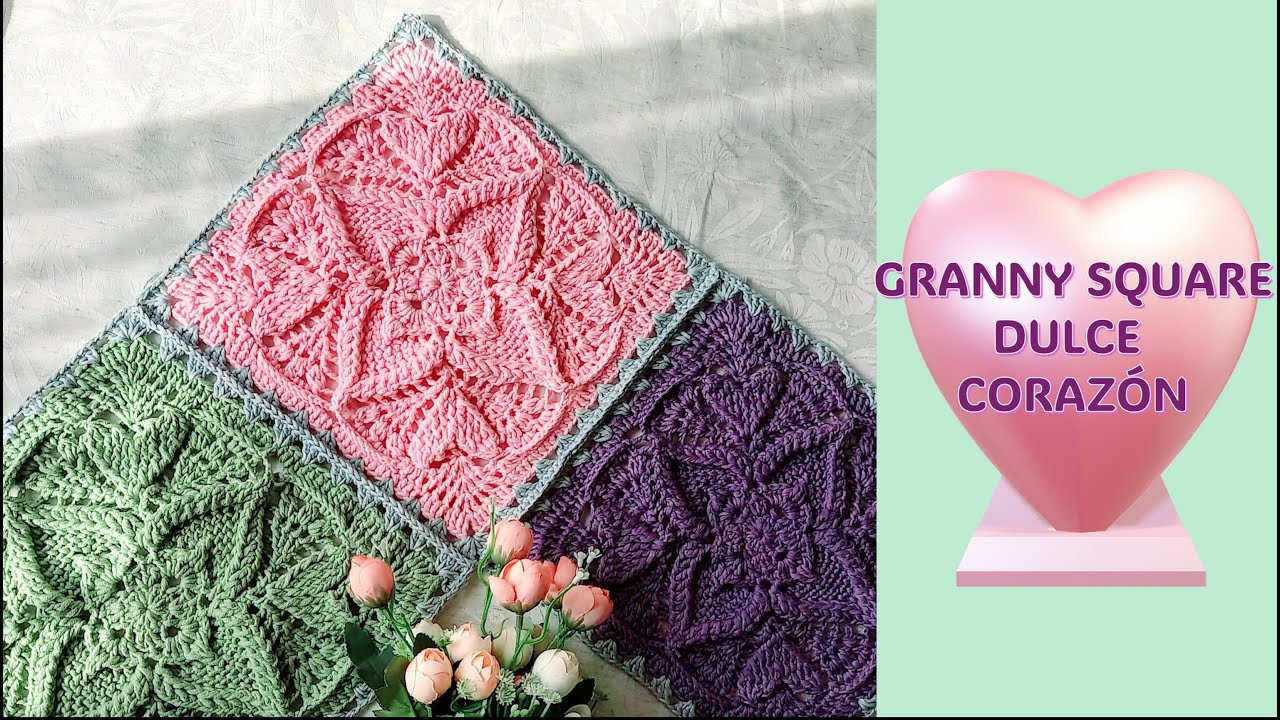 Granny Square Dulce Corazón