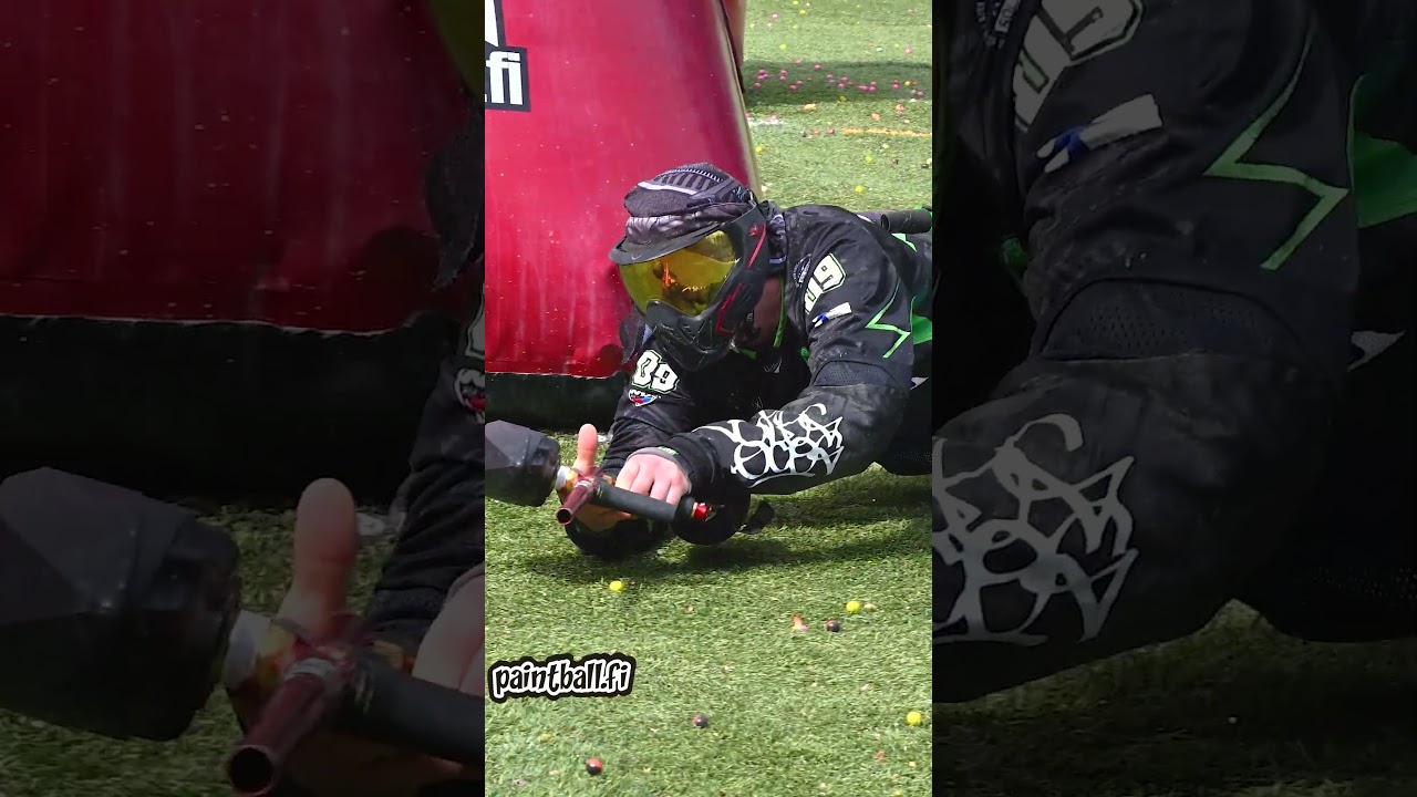 Slow Motion Breakout To Snake #shorts #paintball #speedball #paintballing