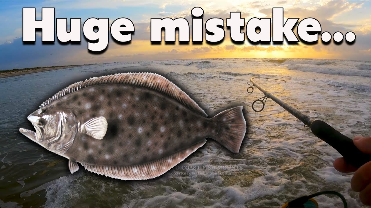 lost my PB flounder surf fishing