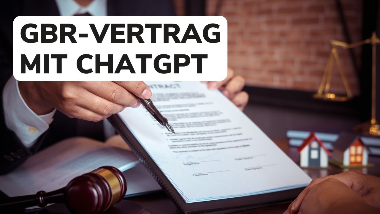 Gesellschaftsvertrag mit ChatGPT erstellen ⚖️ | Gr&uuml;ndung einer GbR