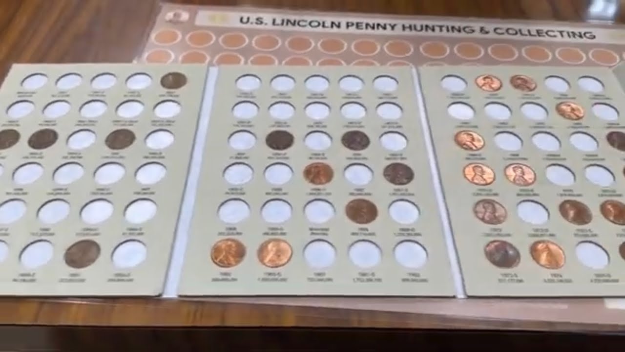 Penny hunt and fill series 1 boxes, one and two.