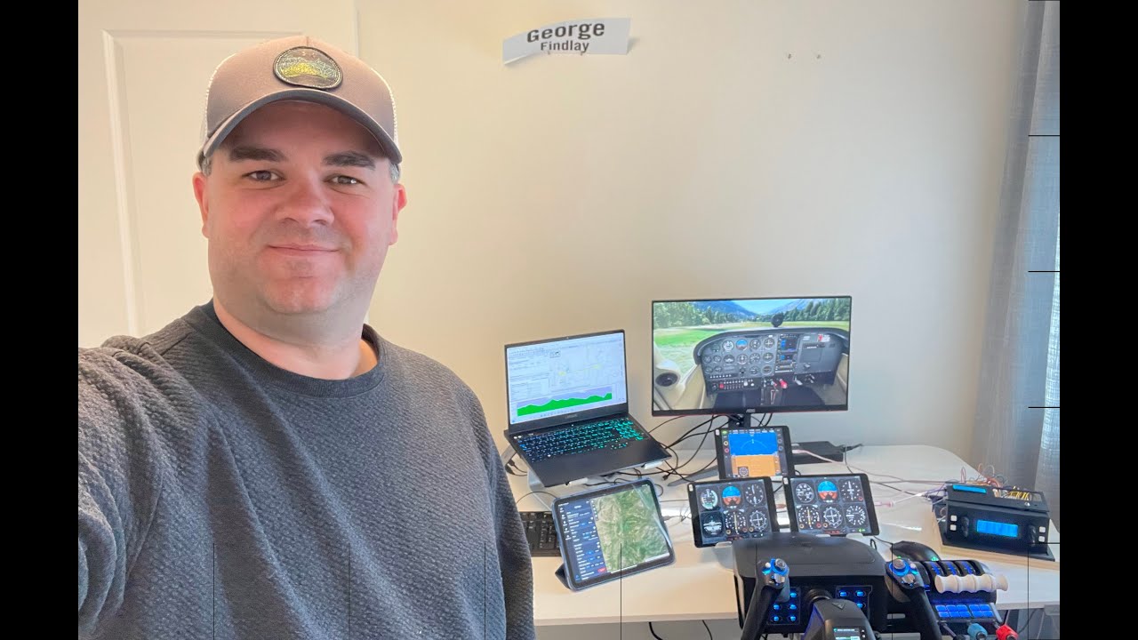 My Flight Sim setup - Velocity One Yoke, Stand & Rudder, iPads and more!