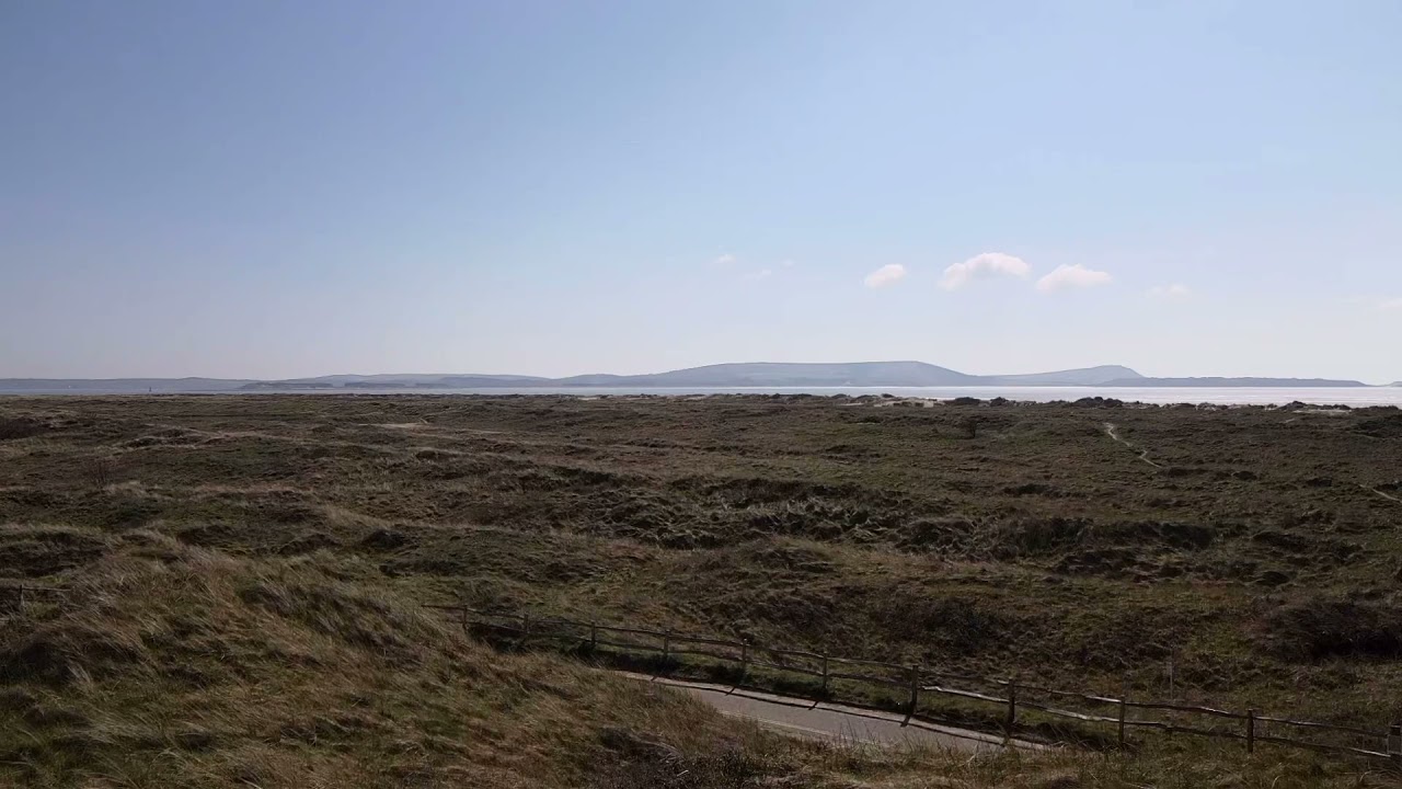Pembrey Country Park, Near Llanelli, Wales. Dji drone