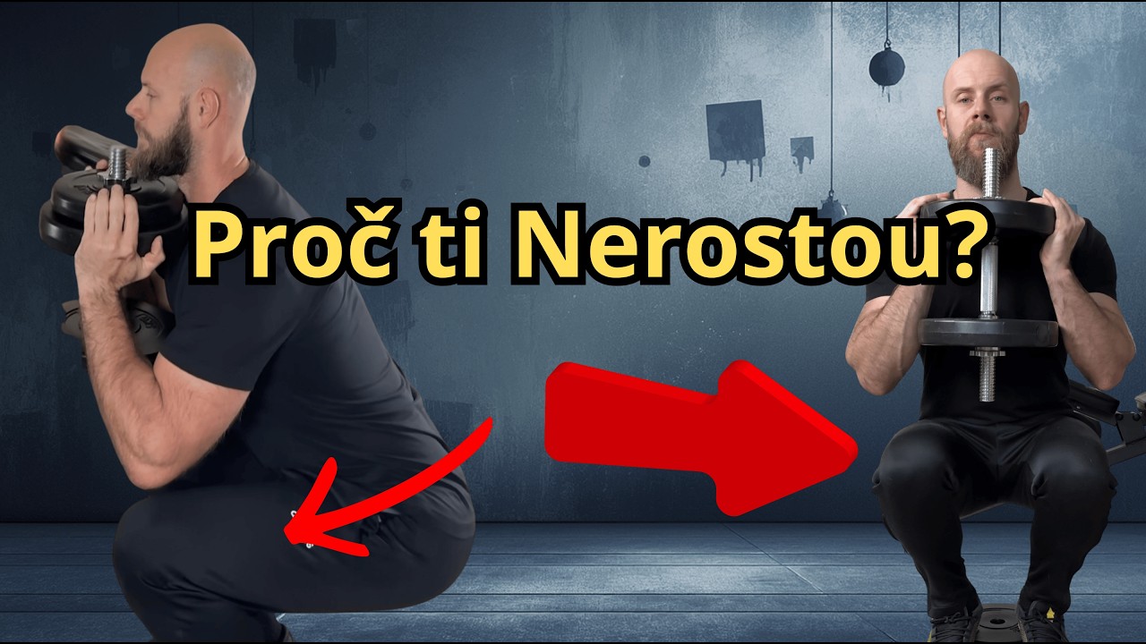 Velká stehna DOMA? Stačí ti 2 jednoručky (Kompletní trénink)