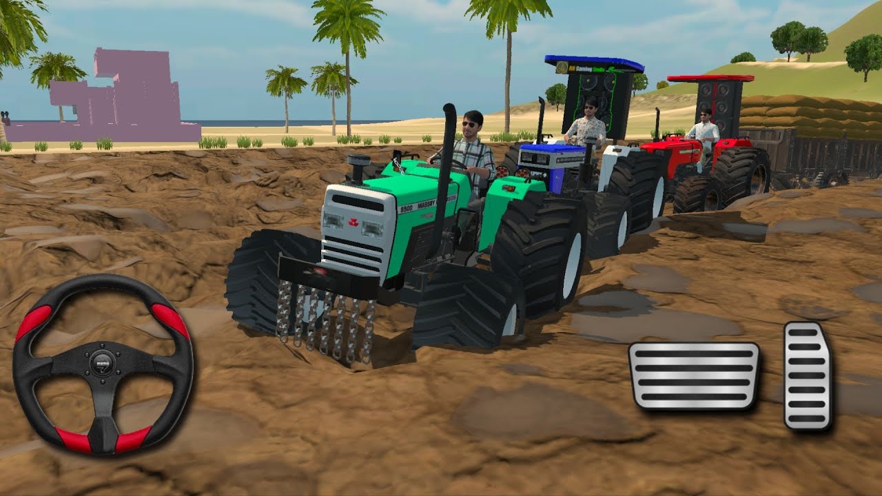 Rescue tactor with overload trolley ?? #youtube #gaming #simulator #cartoon #viral #trending #gamer 