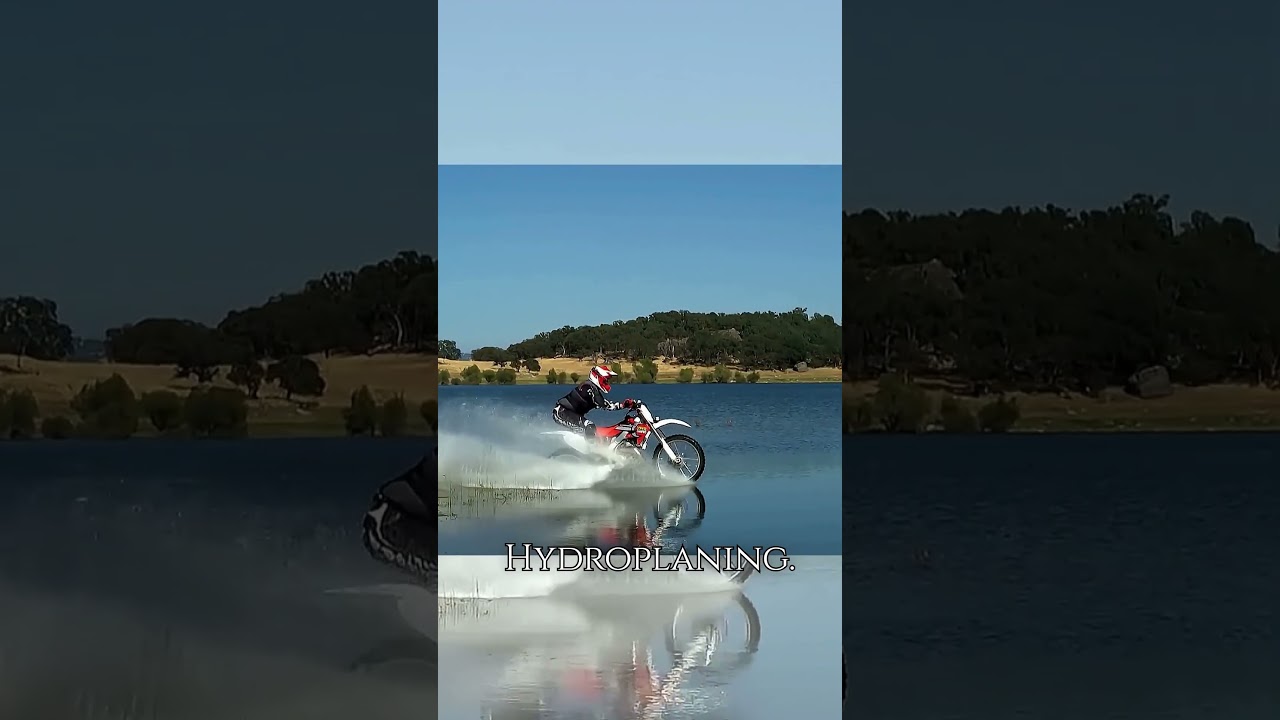 Warum dieses Motorrad wie ein Stein über Wasser gleitet 