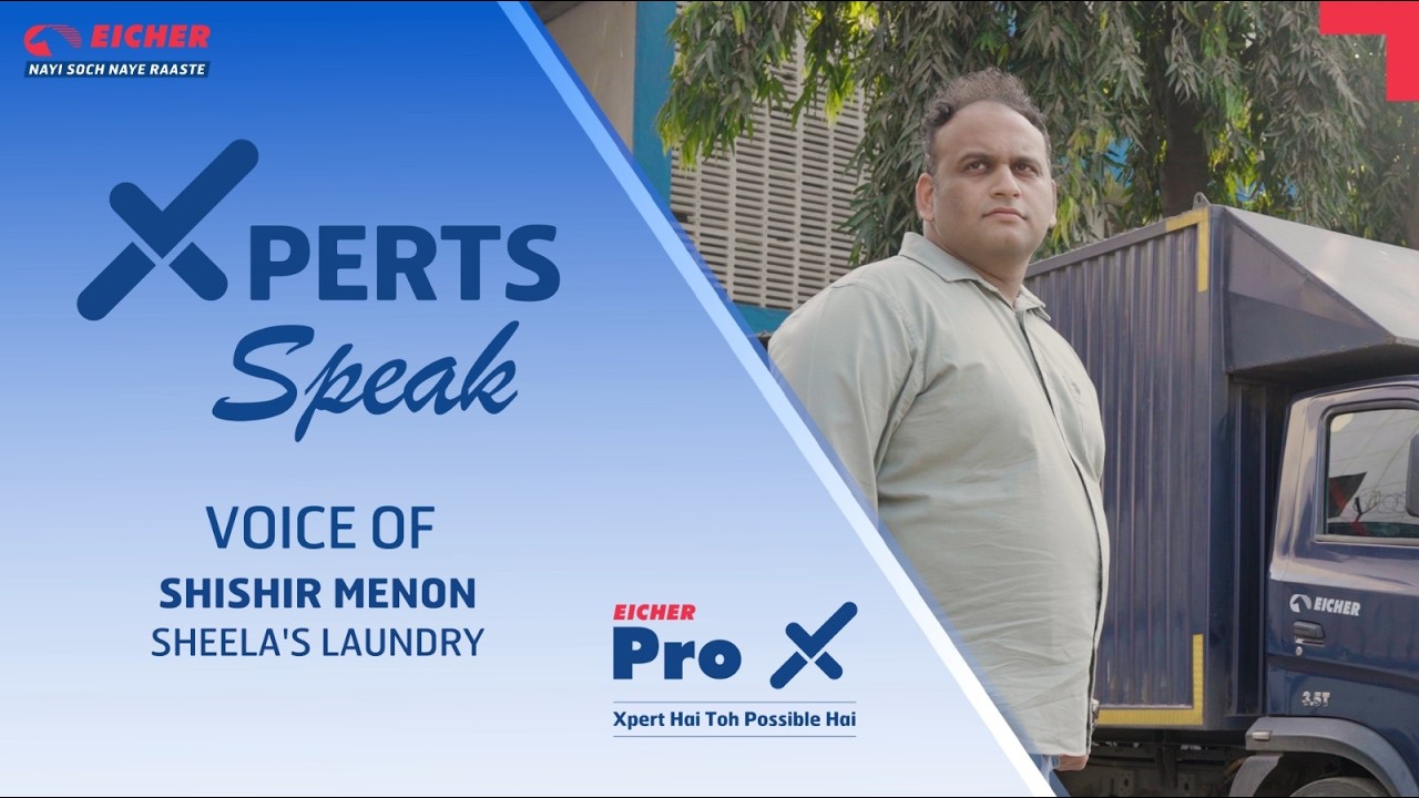 XpertSpeaks | Mumbai Laundry Owner&rsquo;s Review of Eicher Pro X EV | More Savings & Less Maintenance