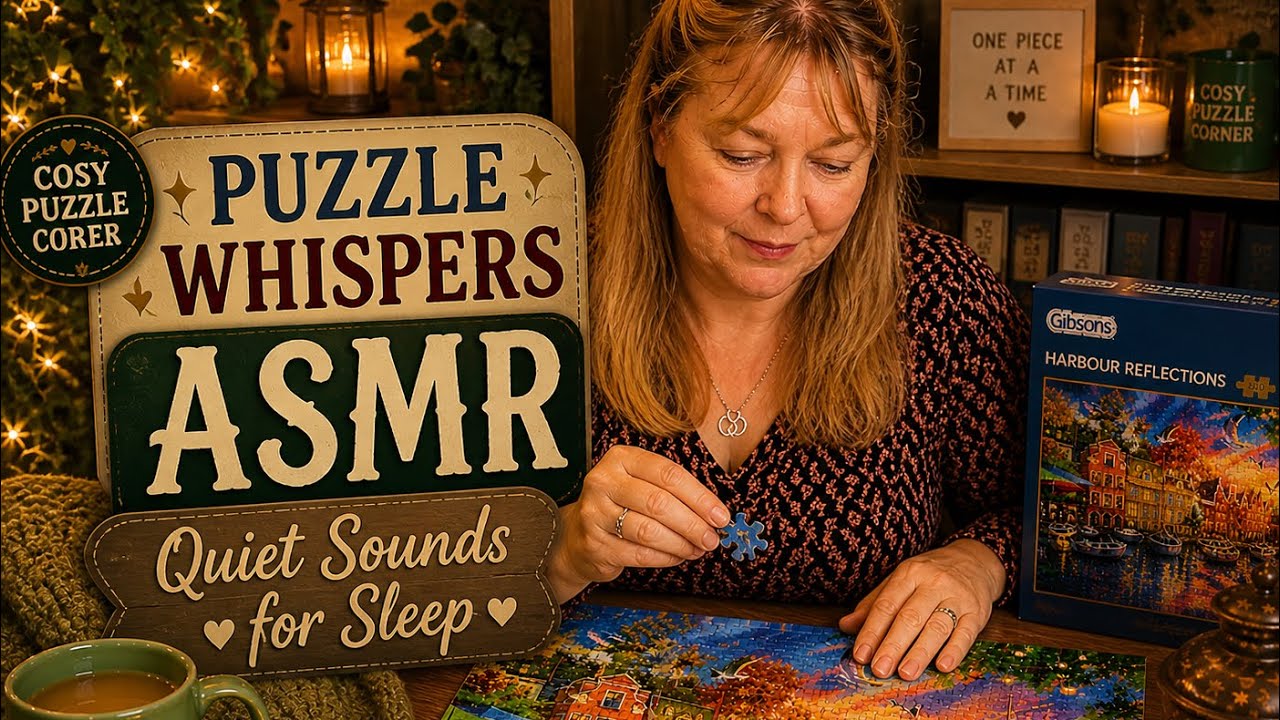 Puzzle whisper 🧩 Reflections | Gentle Quiet ASMR Calm