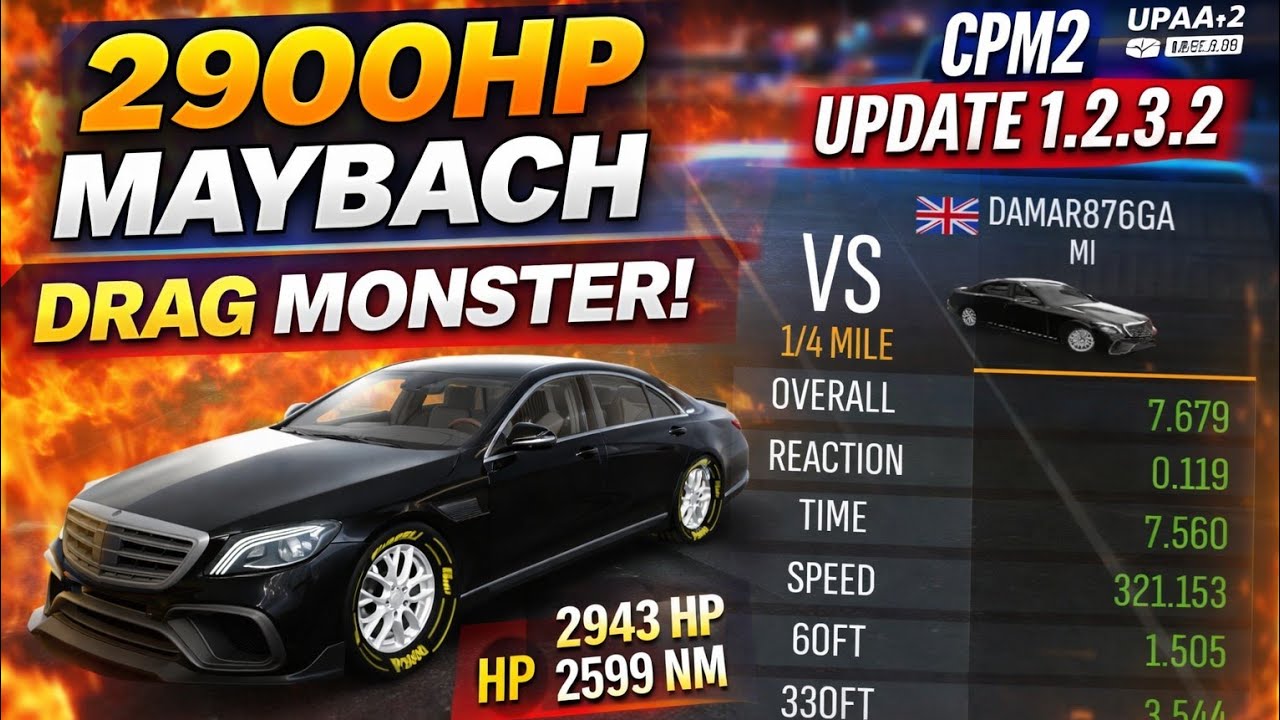 2900HP Mercedes Maybach Drag Tune | CPM2 Update 1.2.3.2 