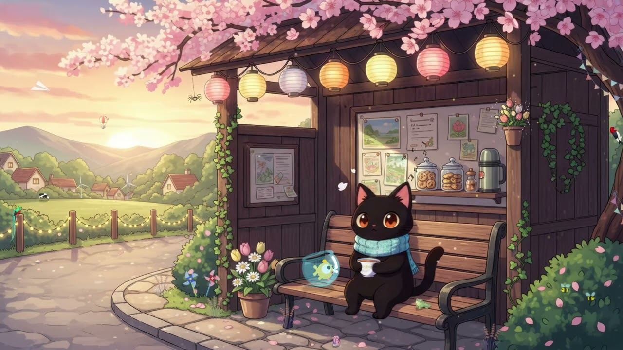 Sunrise Vibes with Milo 🌅 Chill Lofi Hip Hop 🐾 for Study, Work & Relaxation