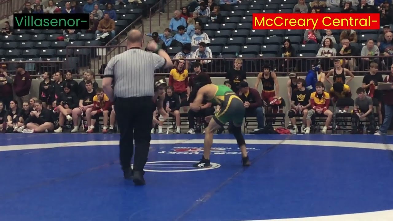 Chris Hinojoza-Villasenor vs McCreary Central (2/7/2026 Team State Duals)