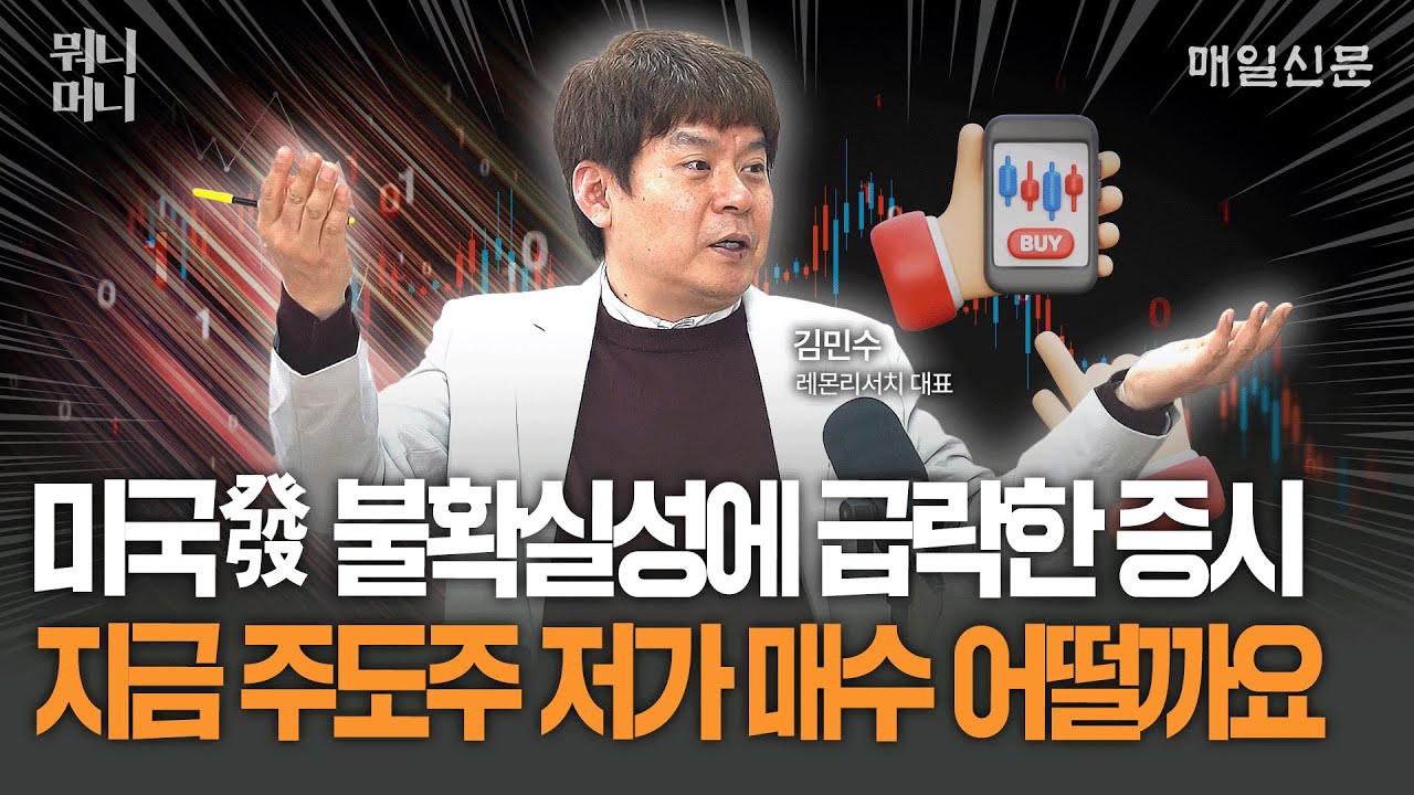 미국發 불확실성에 급락한 증시…지금은 주도주 저가 매수 어떨까요? [뭐니머니]