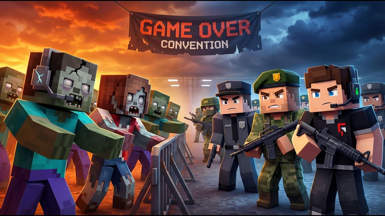 Zombie Apocalypse: Game Over Convention | Minecraft Animation Song | Full Movie