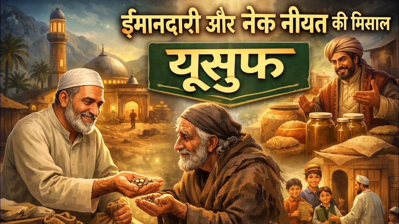 ईमानदार यूसुफ की कहानी | ईमानदारी और सब्र का सबसे बड़ा इनाम/#viral 