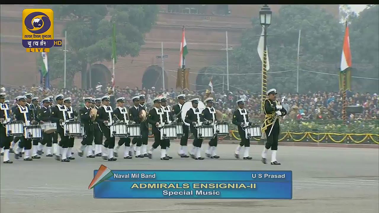 Beating Retreat 2016 - Special Drum Music by Indian Naval Band [HD] - Happy Republic Day 2025