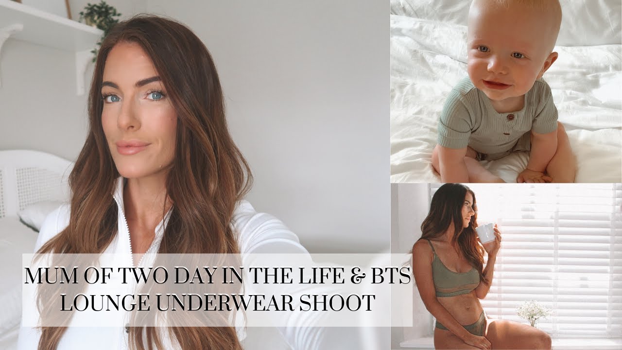 DAY IN THE LIFE | BTS LOUNGE UNDERWEAR SHOOT | VICKY THORNTON NORRIS