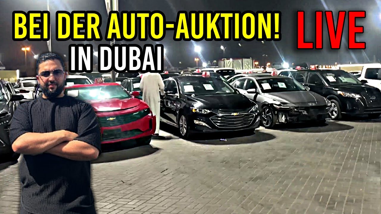 Live dabei: Auto-Auktion in Dubai &ndash; Unfallwagen werden verschenkt! 🚗💥