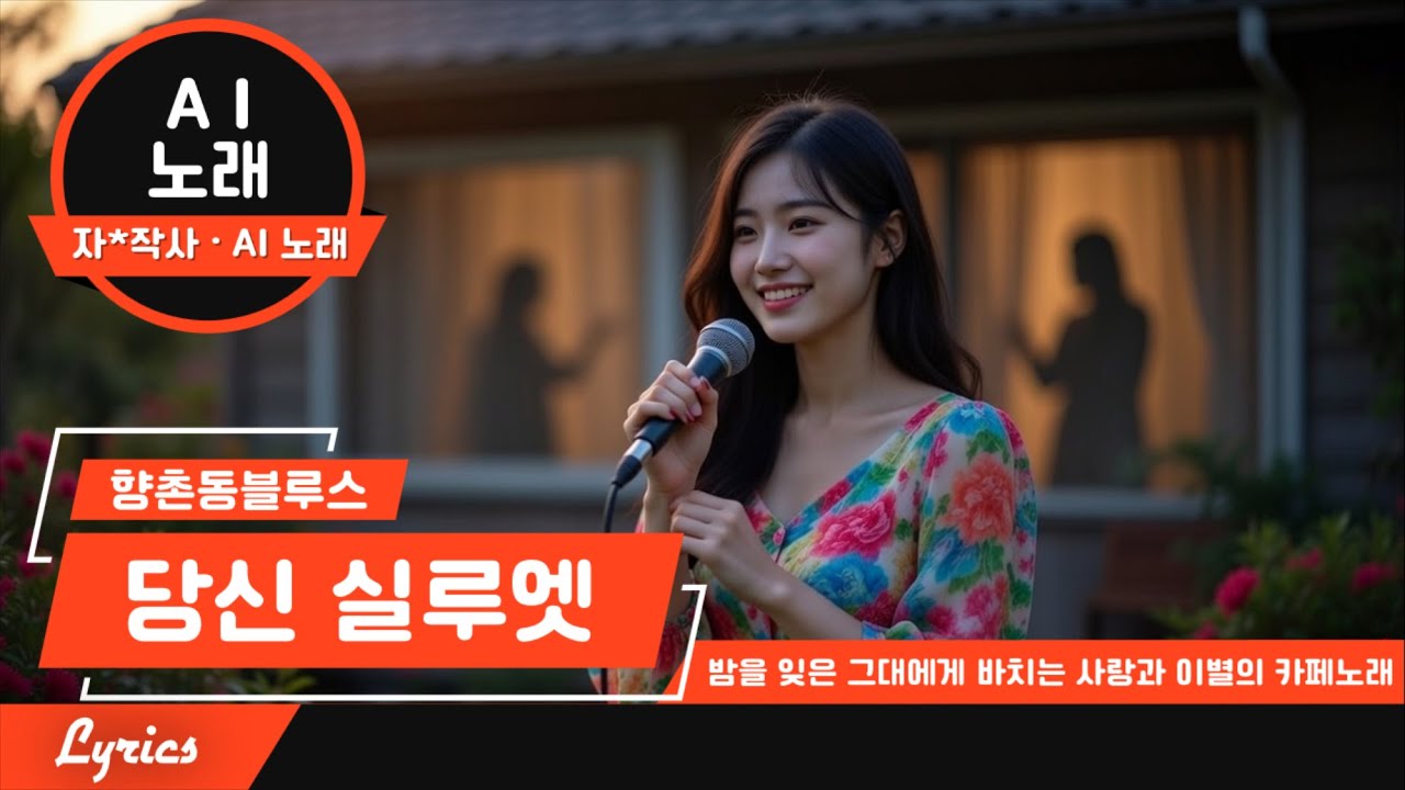 AI 노래 / 당신 실루엣 (영상) / AI 가수 #향이 / 작사 조용한 / 작곡 #suno AI / 저작권 - #향촌동블루스 / #ai노래 #ai가수 #ai노래만들기