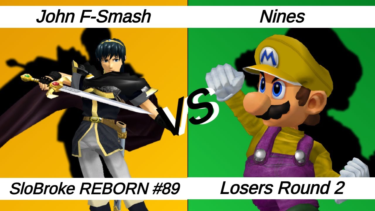 SloBroke REBORN #89 – LR2 – John F–Smash ⟮Marth⟯ vs Nines ⟮Mario⟯