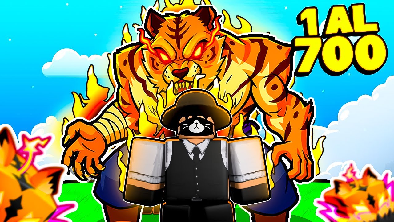 DEL 1 AL 700 CON LA FRUTA TIGER EN BLOX FRUITS!