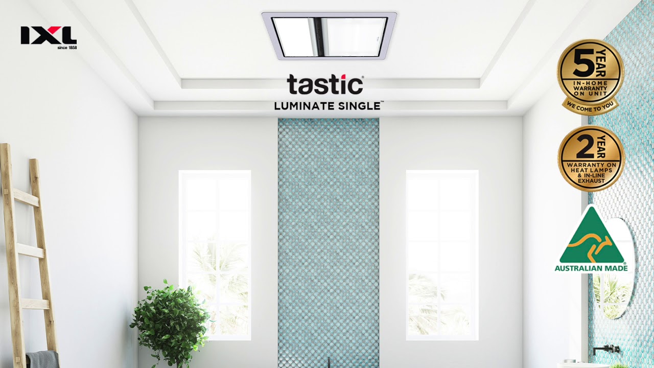 Tastic Luminate Heat, Vent & Light Bathroom Unit