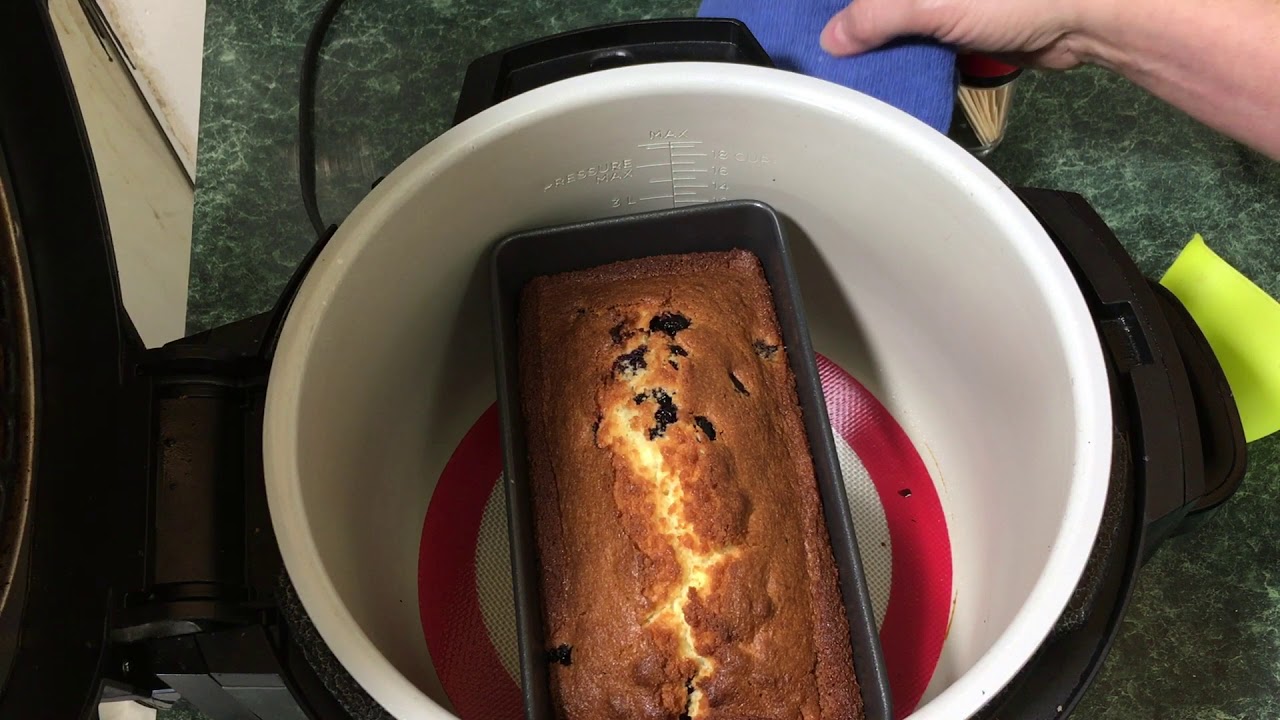 Lemon Blueberry Poundcake In the Ninja Foodi