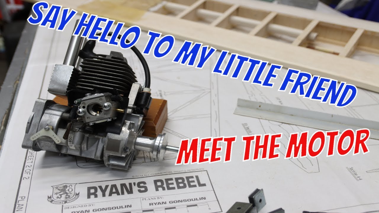 EP12: Meet the motor, giant scale model airplane scratch build from plans