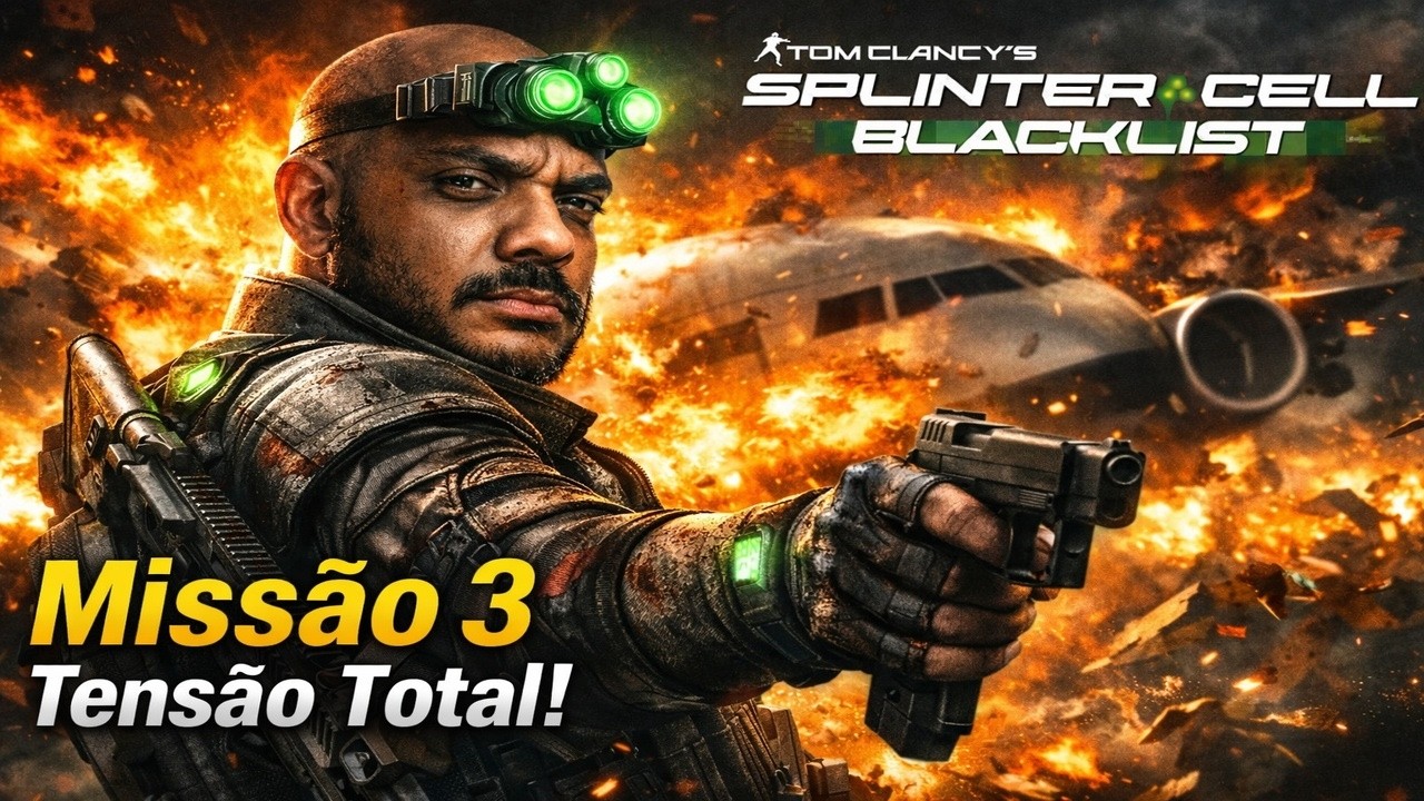 Splinter Cell Blacklist Missão 3 Gameplay PT BR  Infiltração Explosiva e Stealth Insano! 🔥