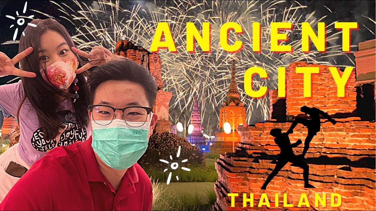 The Village of Illumination Festival at Ancient City Thailand (Mueng Boran) with Fireworks! 🎆