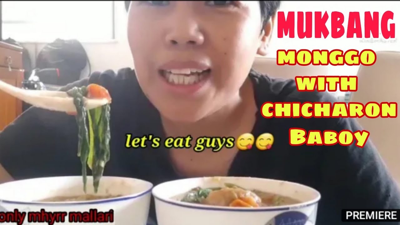 COOK AND EAT MONGGO WITH CHICHARON BABOY / ONLY MHYRR MALLARI