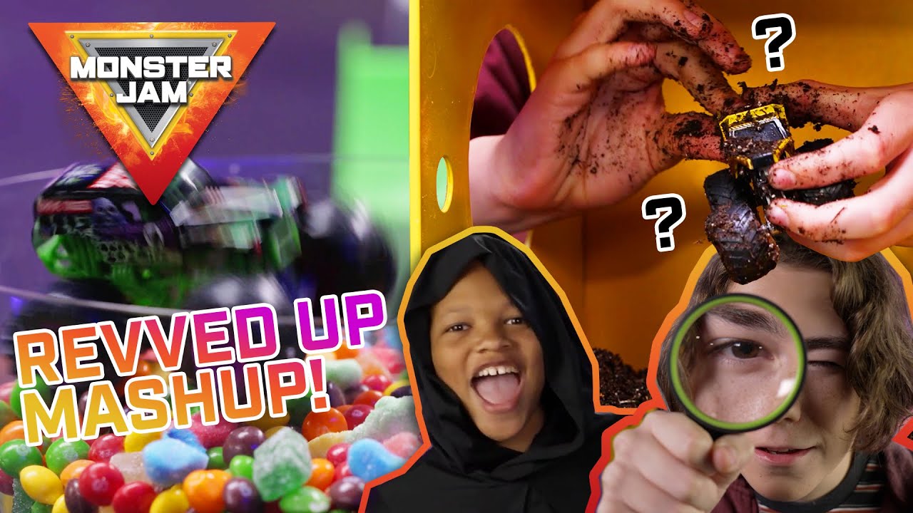Mystery Box & SWEET Stunts 🔥 MONSTER JAM Revved Up Recap Mashup Episode