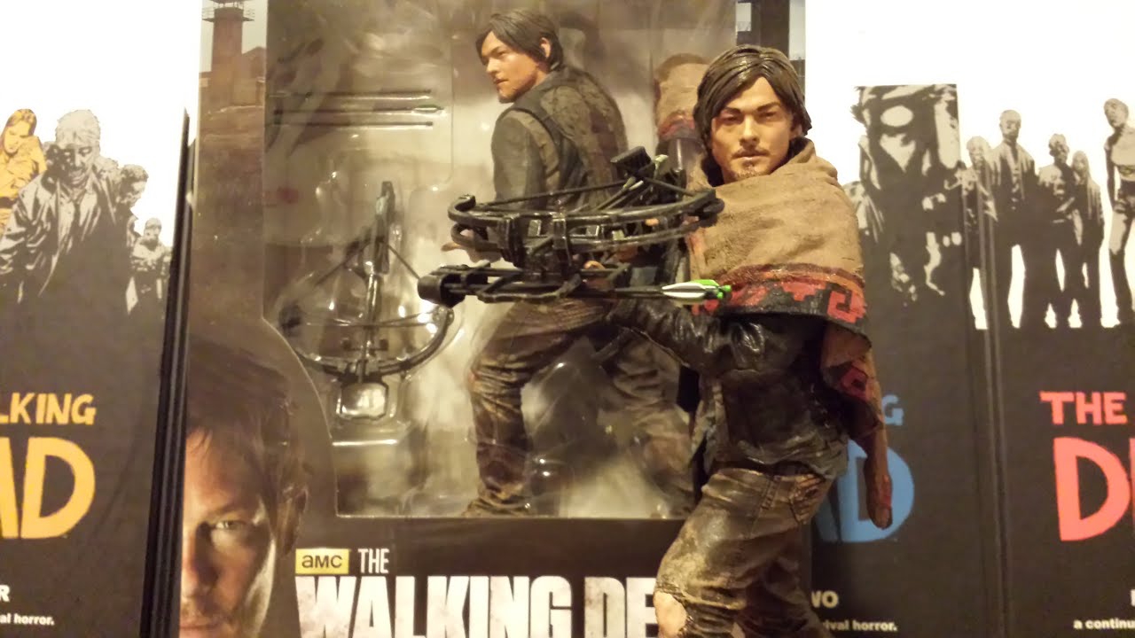 The walking dead tv series 10 inch Daryl Dixon deluxe action figure (HD)