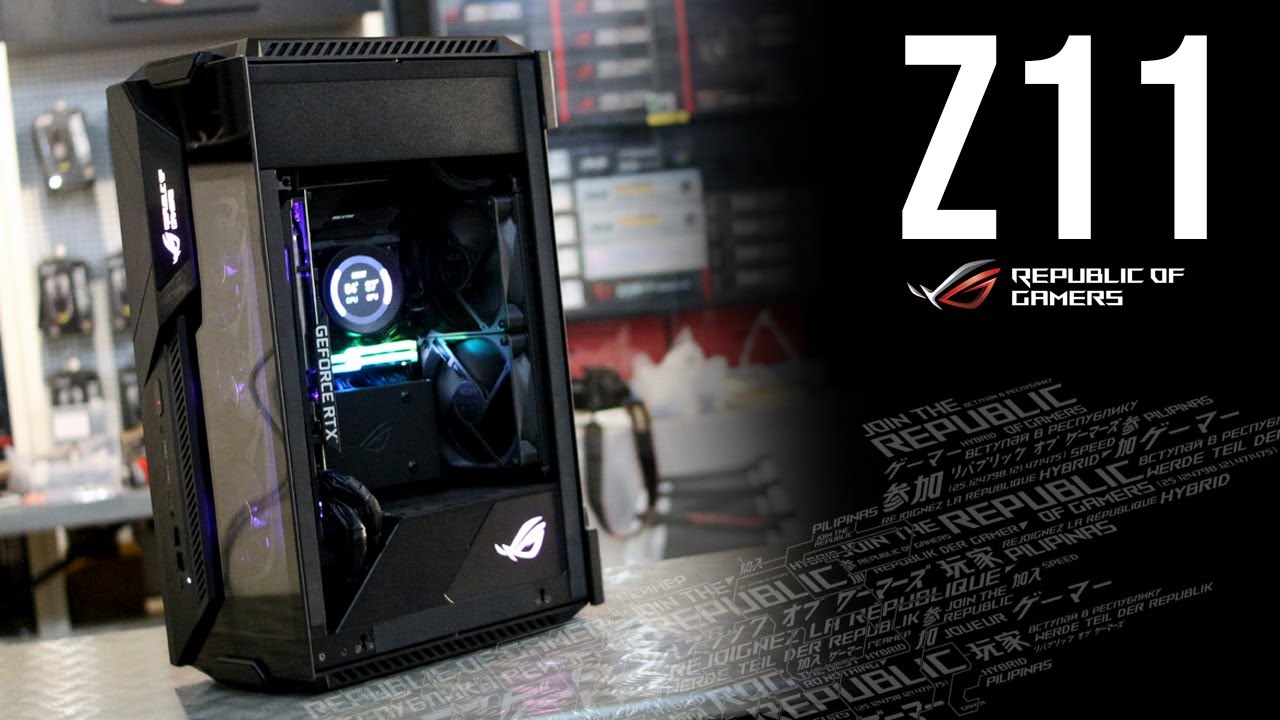 ASUS ROG Z11 ITX Gaming PC Build - RYZEN 7 5800X, RTX 3070