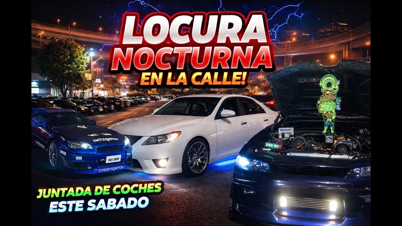 👉 Así se Vive una JUNTADA DE COCHES en JAPÓN 🇯🇵 | Noche JDM Real 🇯🇵🔥