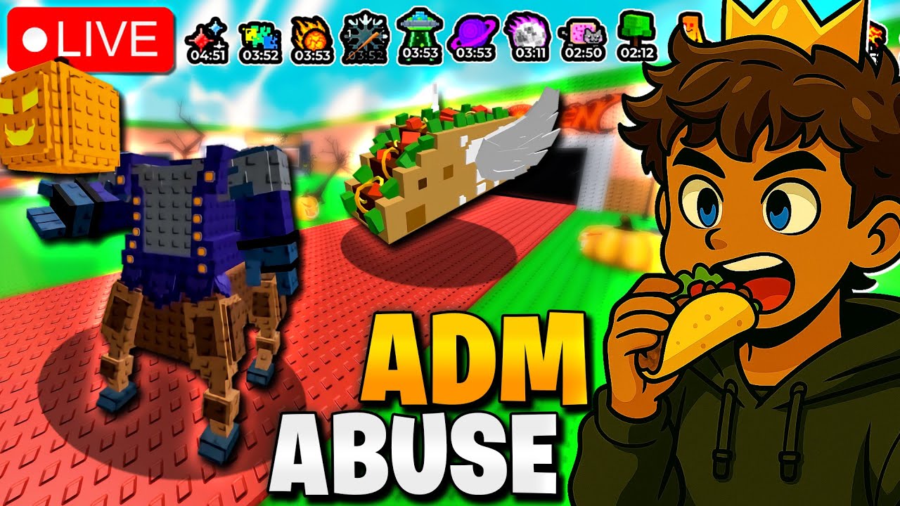 🌮 EVENTO DE ADM ABUSE (TER&Ccedil;A DOS TACOS) NO ROUBE UM BRAINROT AO VIVO #roblox #brainrot