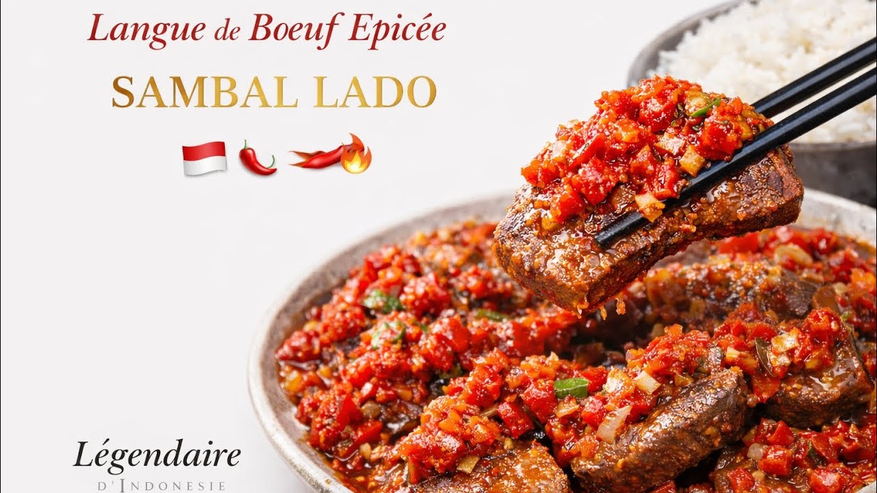 Lidah Sambal Lado 🔥 Recette Indonésienne Épicée Facile | Le Plat Le Plus Savoureux !#food #best