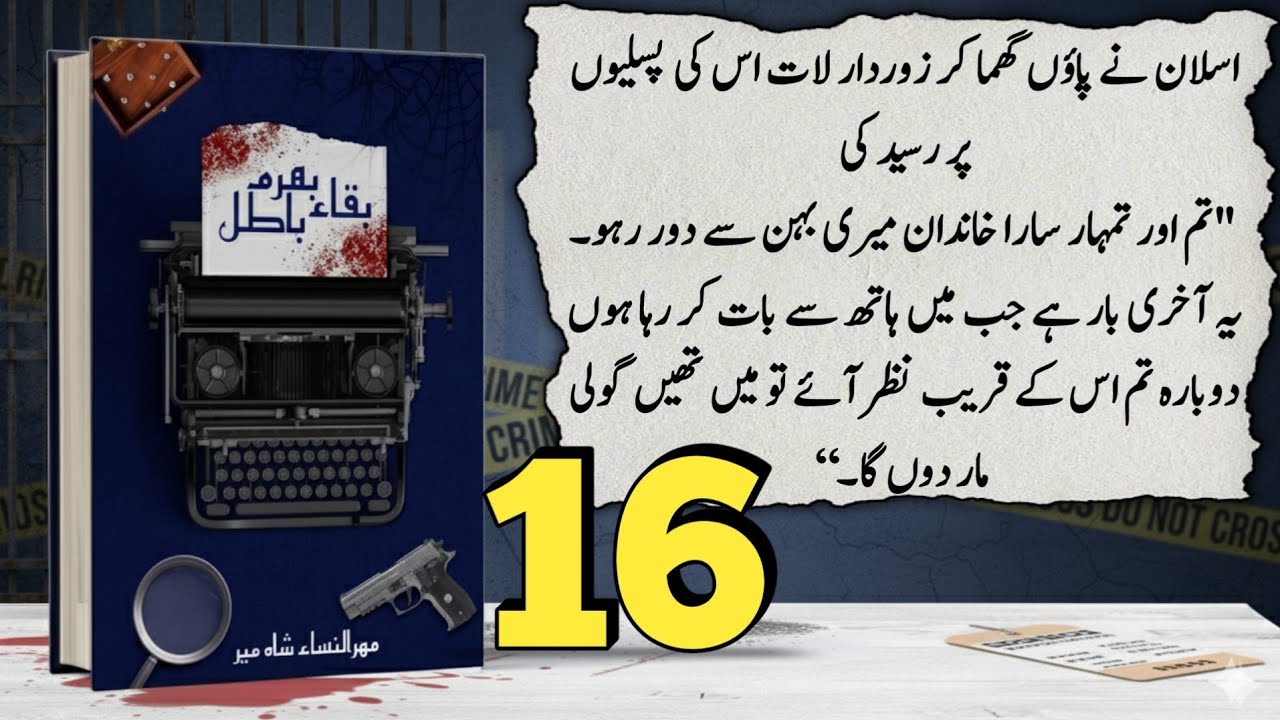 Bharam Baqa Batil | Mehrulnisa Shahmeer | Episode 16 | Chapter 3 (Complete Novel)