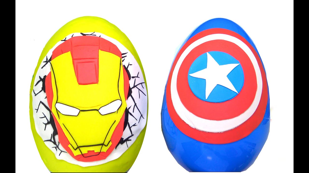Kaptan Amerika Sürpriz Yumurta - Civil War Surprise Egg - Çöps çetesi, Justice League, ülker smartt