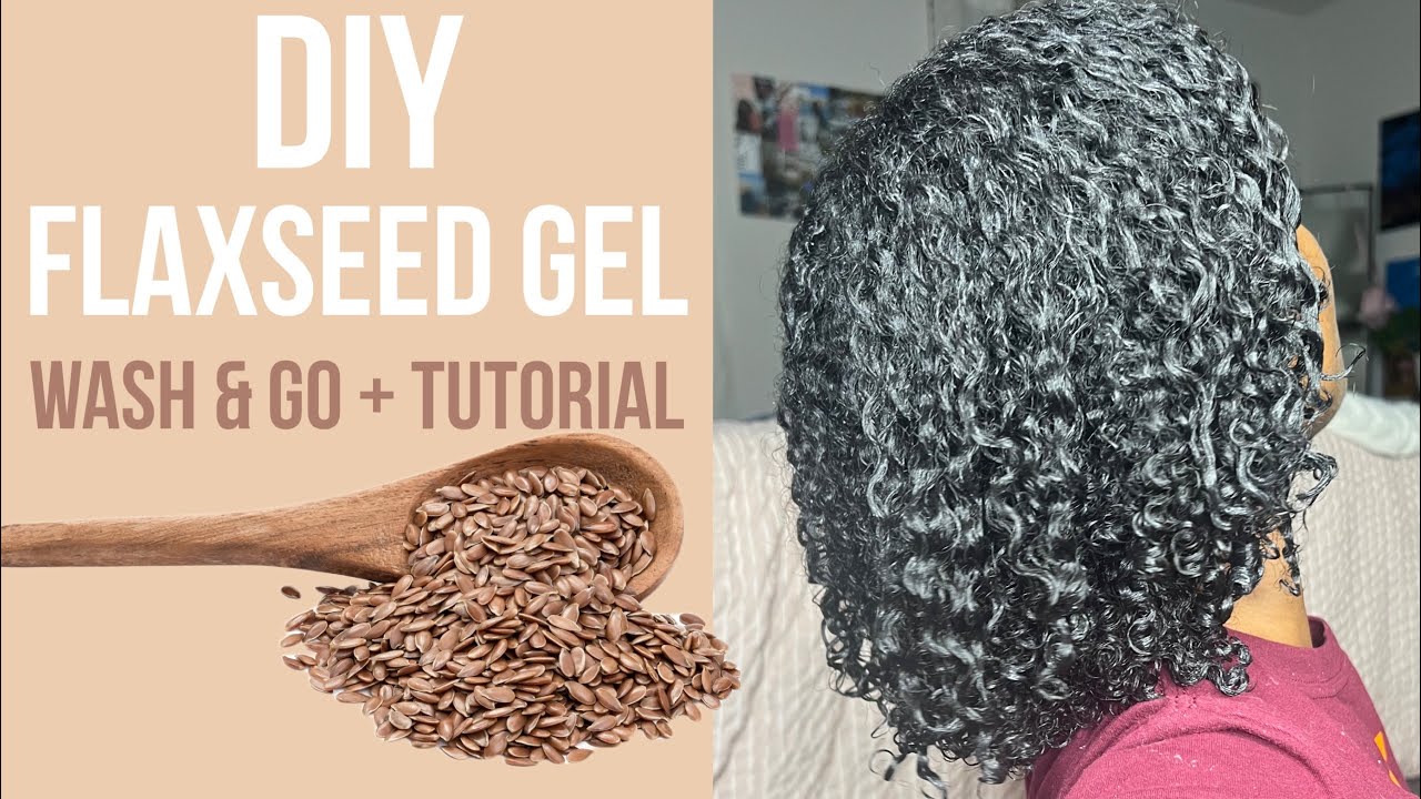 DIY Flaxseed Gel Tutorial + Hair Tutorial