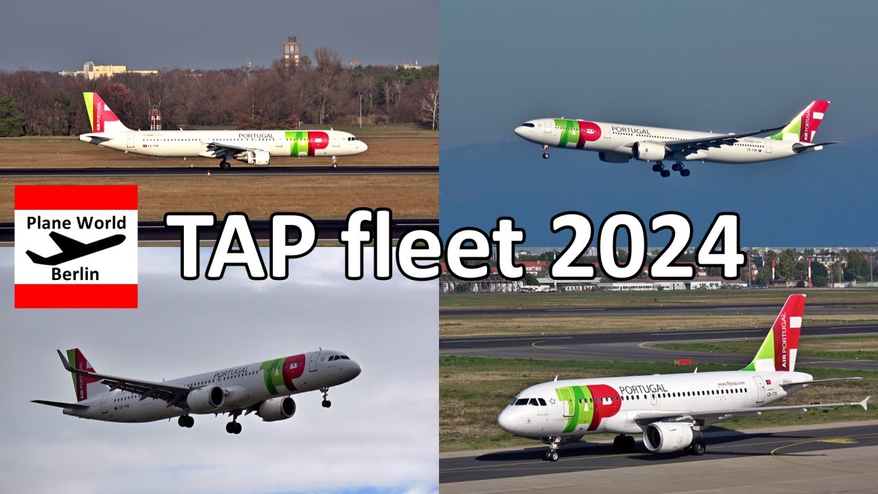TAP Air Portugal Fleet 2024 // All aircraft types of Portugal's flag carrier in one video