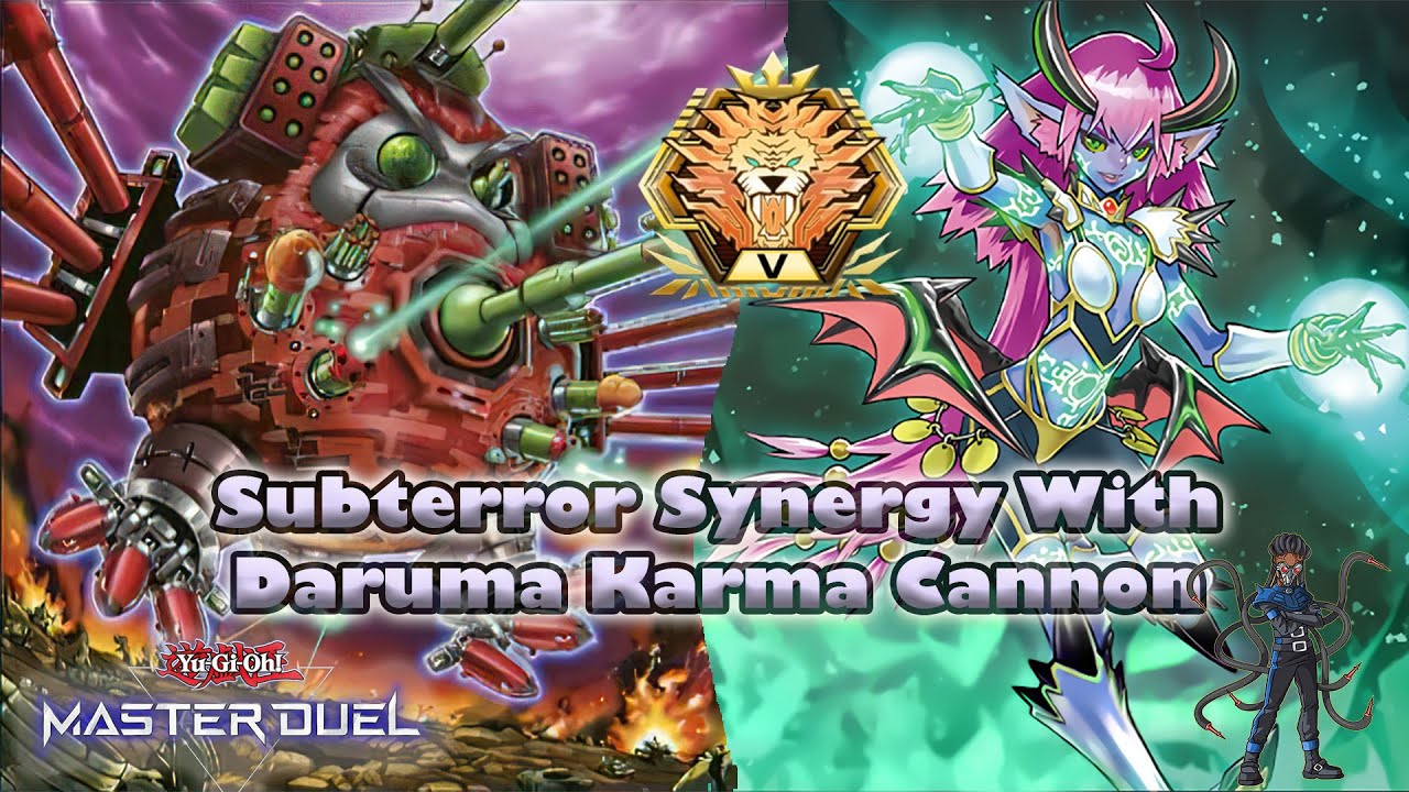 Flip Every Monster With Daruma Cannon Subterror Guru Control I Yu-Gi-Oh Master Duel Ranked Gameplay